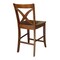 International Concepts Vineyard Counter Height Stool, 24" Seat Height, Espresso S581-142 - alternate 4